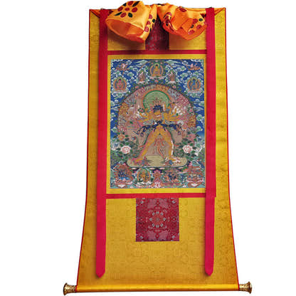Kalacakravajra Image - Tibetan thangka painting, view 11