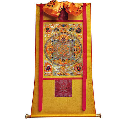 Mandala Image - Tibetan thangka painting, view 11