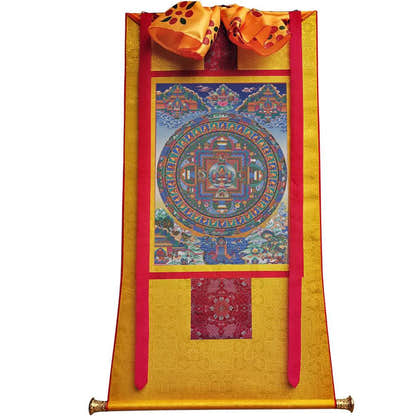 Shakyamuni Image - Tibetan thangka painting, view 11