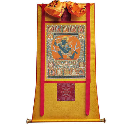 Acala Image - Tibetan thangka painting, view 11