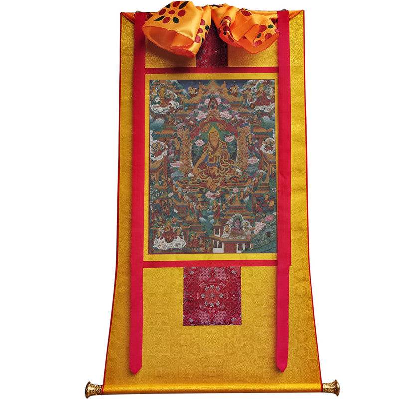 Je Tsongkhapa Image - Tibetan thangka painting, view 11
