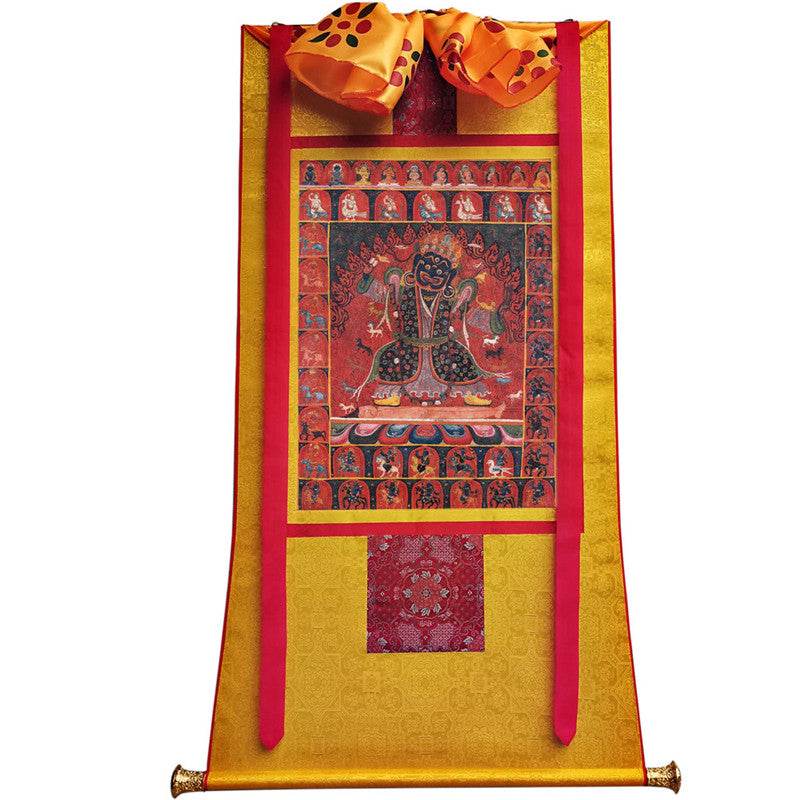 Mahakala Image - Tibetan thangka painting, view 11