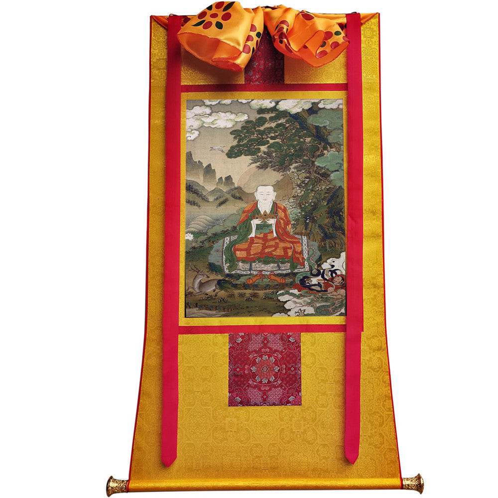 Amitabha Buddha - Tibetan thangka painting, view 6