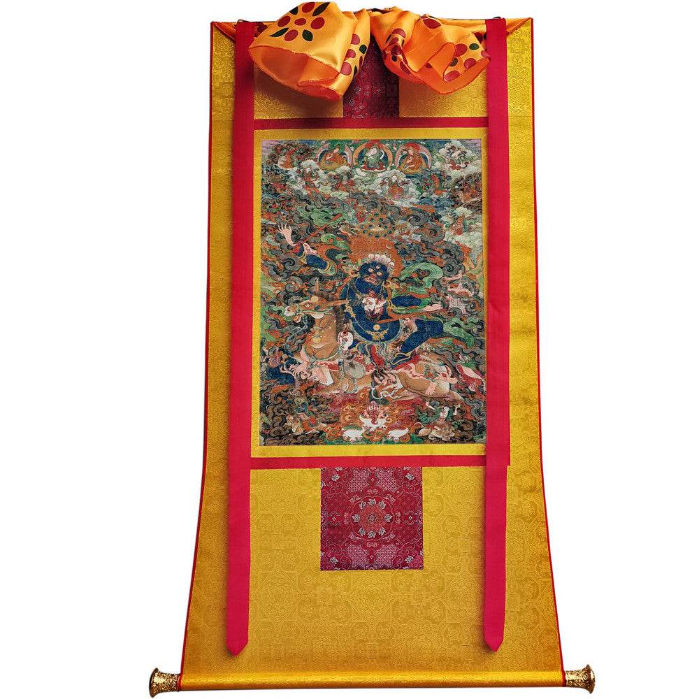 Palden Lhamo / Magzor Gyalmo - 18th Century - Tibetan thangka painting, view 18