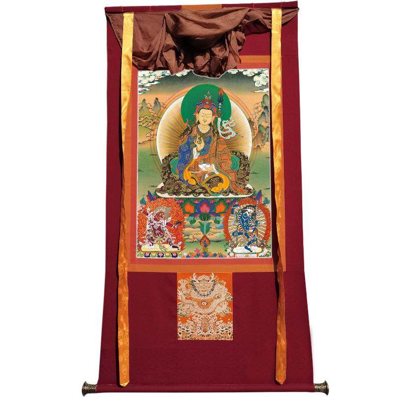 Padmasambhava - Guru Rinpoche - Tibetan thangka painting, view 22