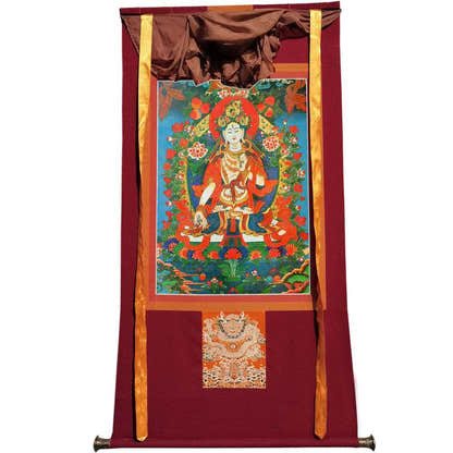 White Tara - Tibetan thangka painting, view 7