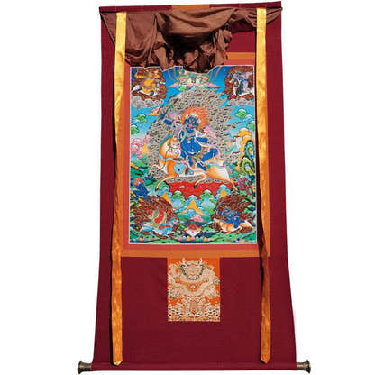 Palden Lhamo / Magzor Gyalmo / Shri Devi Image - Tibetan thangka painting, view 12