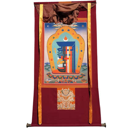 Kalacharka - Wheel of Time Image - Tibetan thangka painting, view 12
