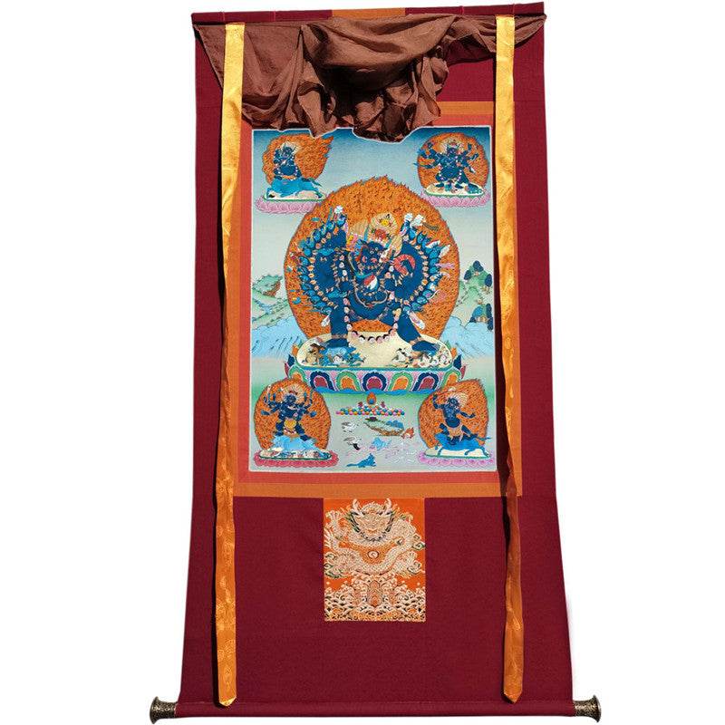Yamantaka / Guhyasamaja Thangka Image - Tibetan thangka painting, view 12