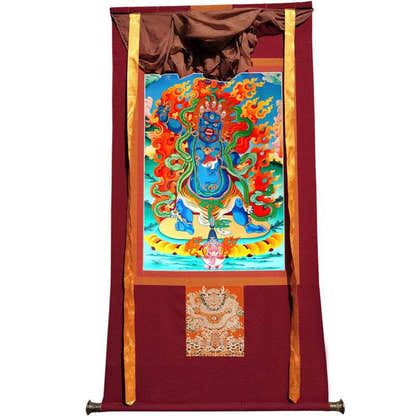 Mahakala Image - Tibetan thangka painting, view 12