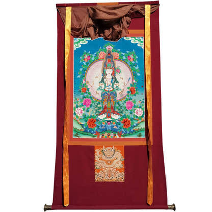 1000 Arms Avalokiteshvara Image - Tibetan thangka painting, view 12