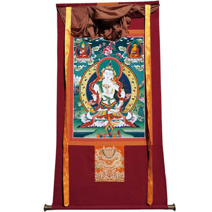 Vajrasatva Image - Tibetan thangka painting, view 12