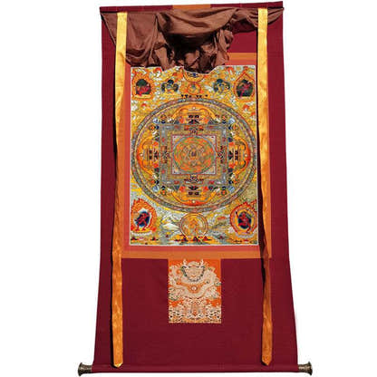 Mandala Image - Tibetan thangka painting, view 12