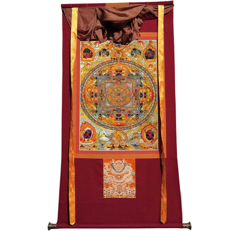 Mandala Image - Tibetan thangka painting, view 12