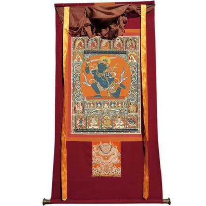 Acala Image - Tibetan thangka painting, view 12