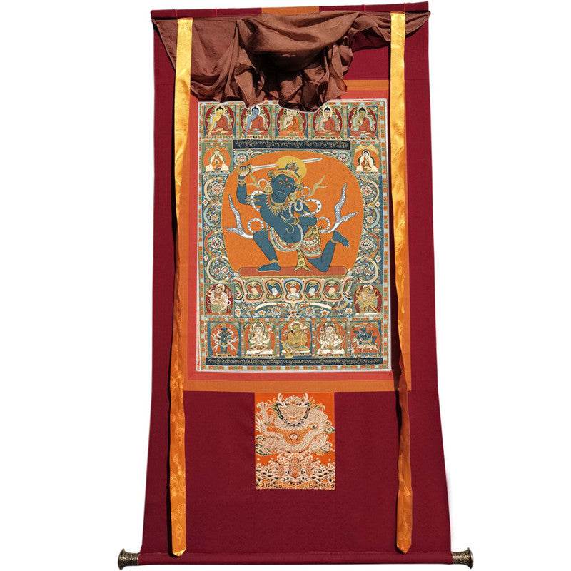 Acala Image - Tibetan thangka painting, view 12