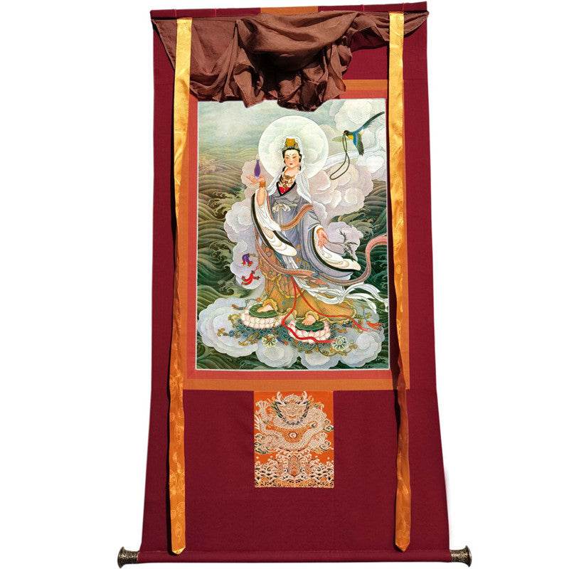 Avalokitesvara Image - Tibetan thangka painting, view 12