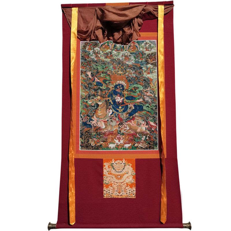Palden Lhamo / Magzor Gyalmo / Shri Devi Image - Tibetan thangka painting, view 12