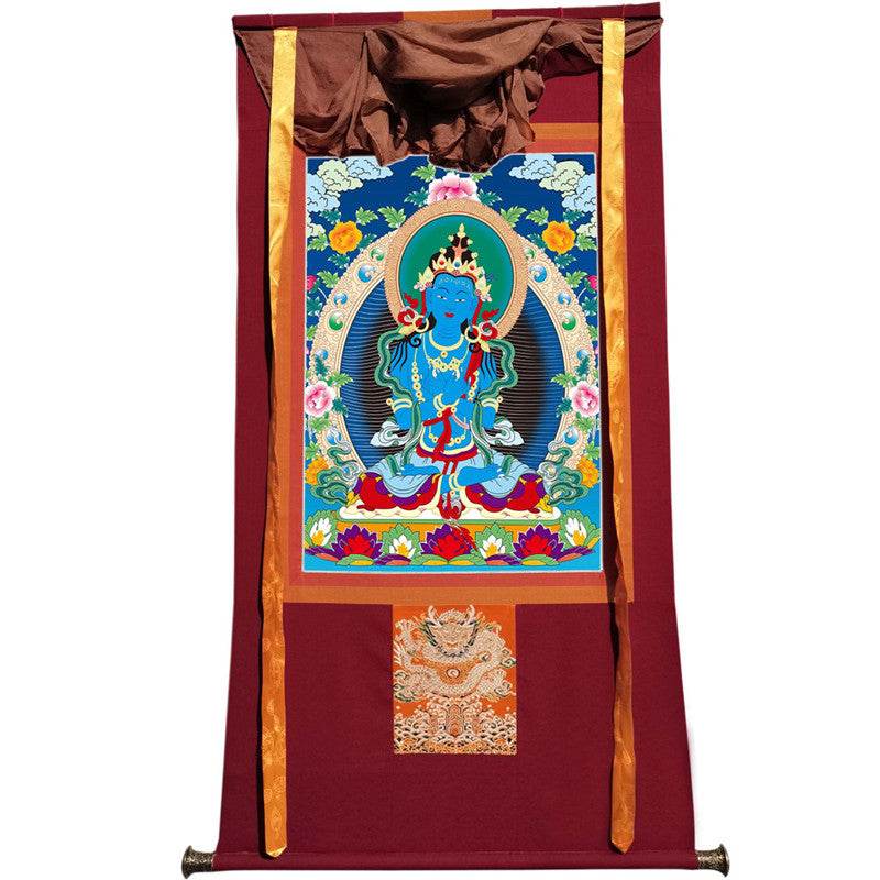 Vajrasatva Image - Tibetan thangka painting, view 12