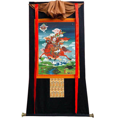 King Gesar - Tibetan thangka painting, view 23