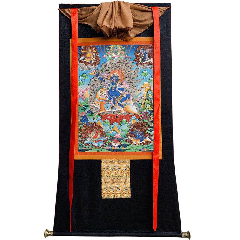 Palden Lhamo / Magzor Gyalmo / Shri Devi Image - Tibetan thangka painting, view 13