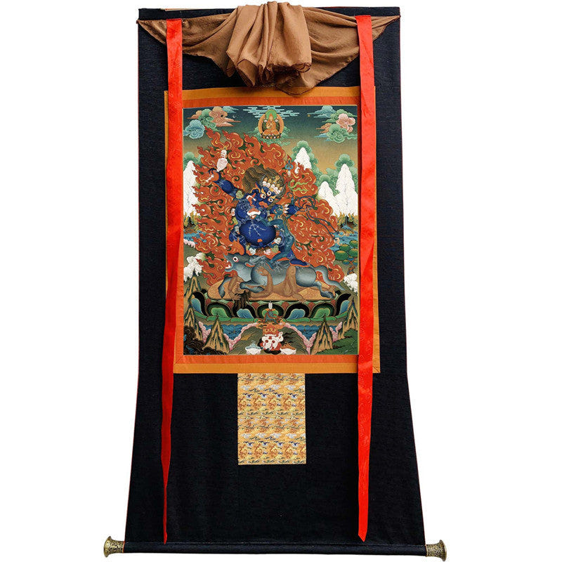 Yamantaka \ Vajrabhairava Image - Tibetan thangka painting, view 13