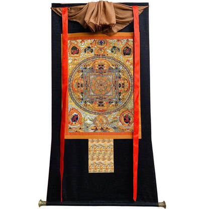 Mandala Image - Tibetan thangka painting, view 13