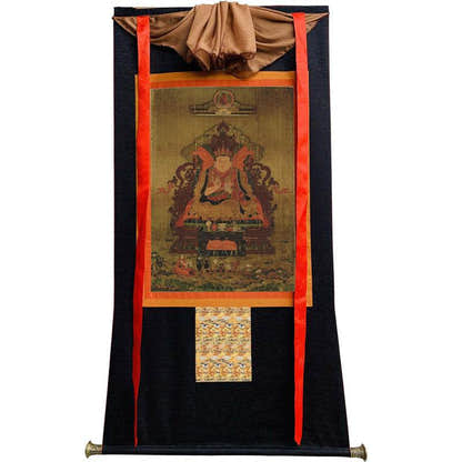 Tenth Shamarpa,Mipam Chodrup Gyatso Image - Tibetan thangka painting, view 13
