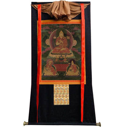 Je Tsongkhapa Image - Tibetan thangka painting, view 13