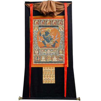 Acala Image - Tibetan thangka painting, view 13