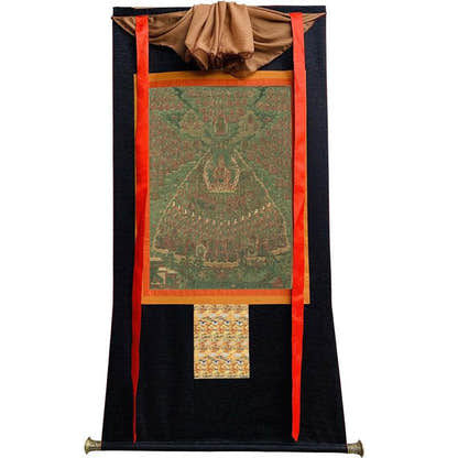 Je Tsongkhapa Refuge Tree Image - Tibetan thangka painting, view 13