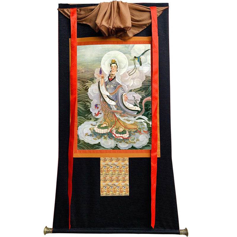 Avalokitesvara Image - Tibetan thangka painting, view 13