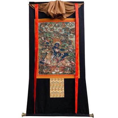 Palden Lhamo / Magzor Gyalmo - 18th Century - Tibetan thangka painting, view 20