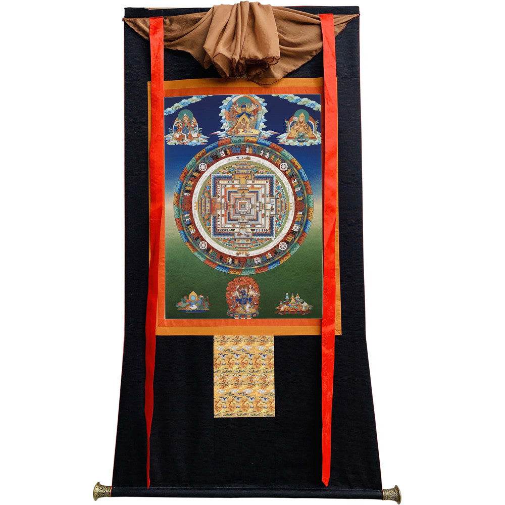 Kalacakravajra Mandala Image - Tibetan thangka painting, view 13