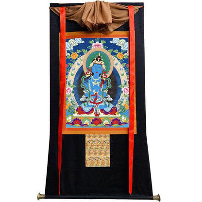 Vajrasatva Image - Tibetan thangka painting, view 13