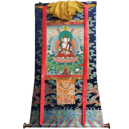 Vairocana - Mahavairocana - Tibetan thangka painting, view 9