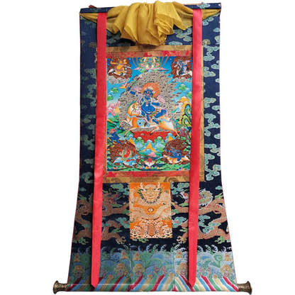 Palden Lhamo / Magzor Gyalmo / Shri Devi - Tibetan thangka painting, view 9
