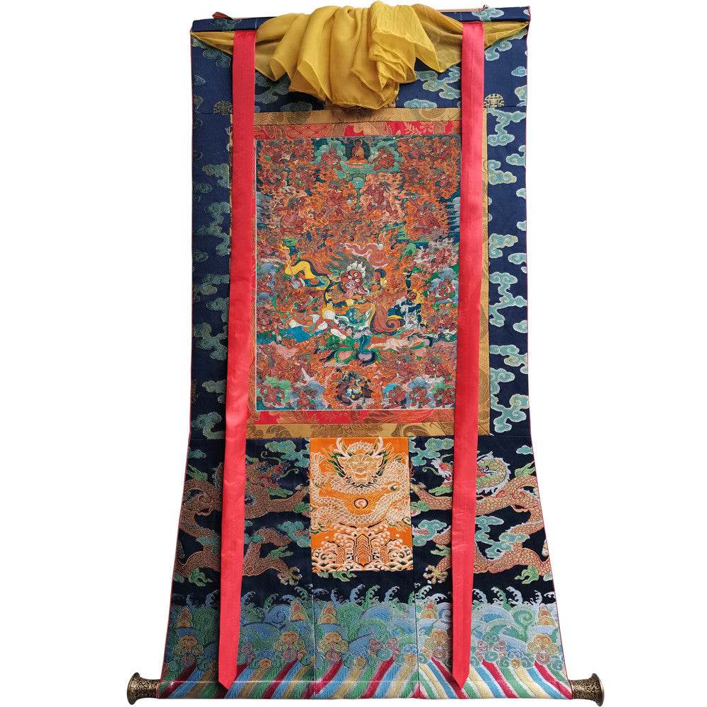 Begtse Chen - Tibetan thangka painting, view 9