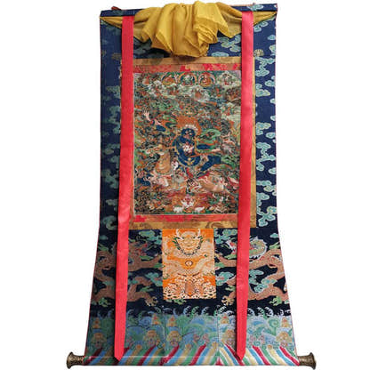 Palden Lhamo / Magzor Gyalmo - 18th Century - Tibetan thangka painting, view 9
