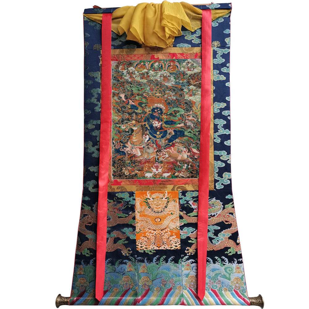 Palden Lhamo / Magzor Gyalmo - 18th Century - Tibetan thangka painting, view 9