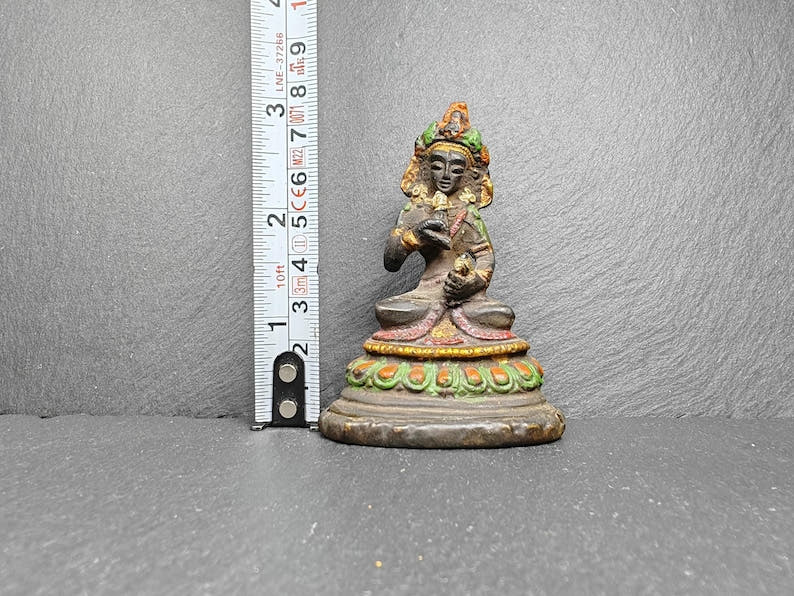 Tibetan Buddha Statue - Tibetan Buddhist statue, size reference