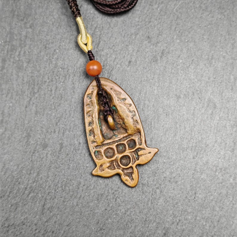 Tibetan Buddhist Amulet - Tibetan Buddhist amulet, view 4
