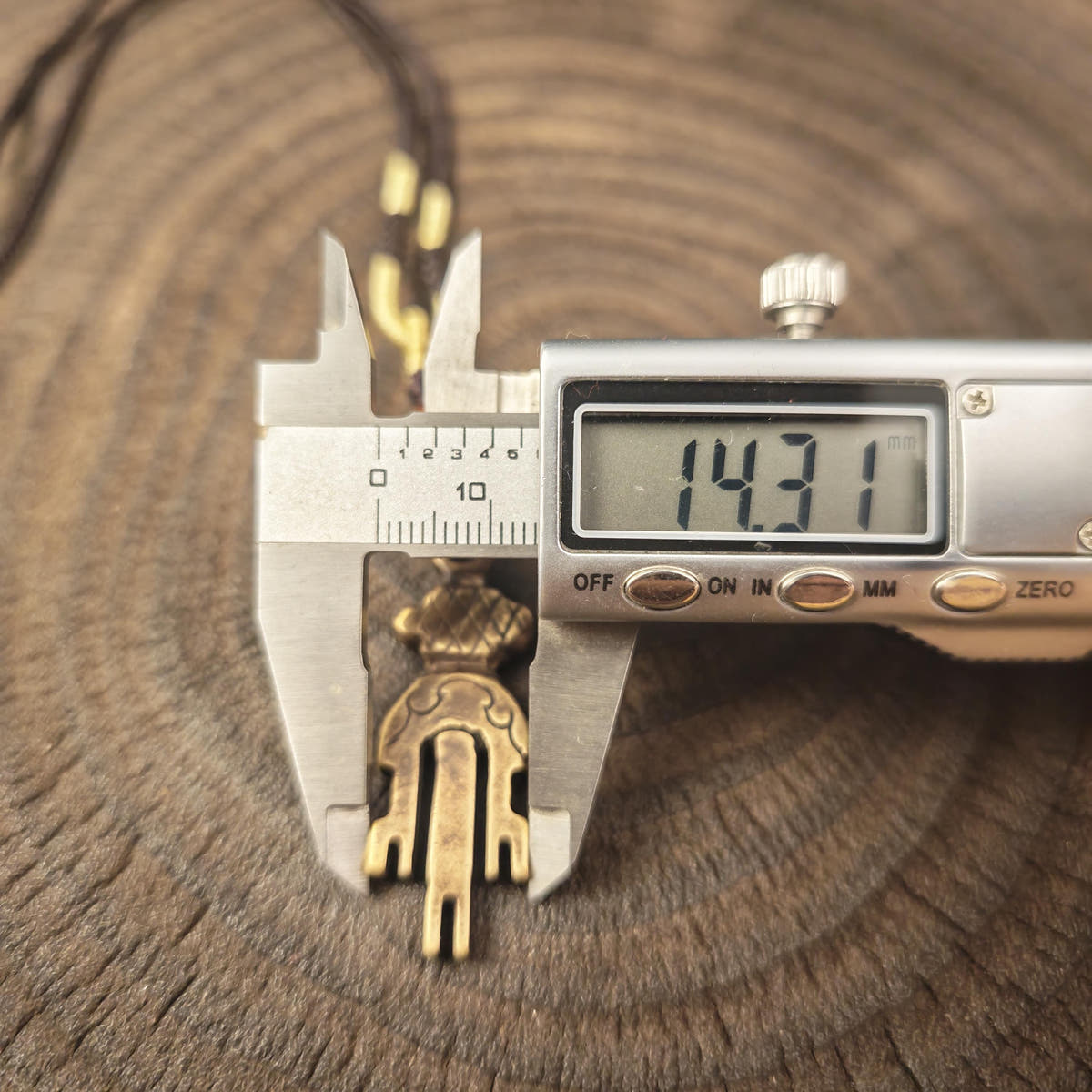 Antique Tibetan Key of Heart Amulet: Handmade Lima Brass Gandhanra Pendant