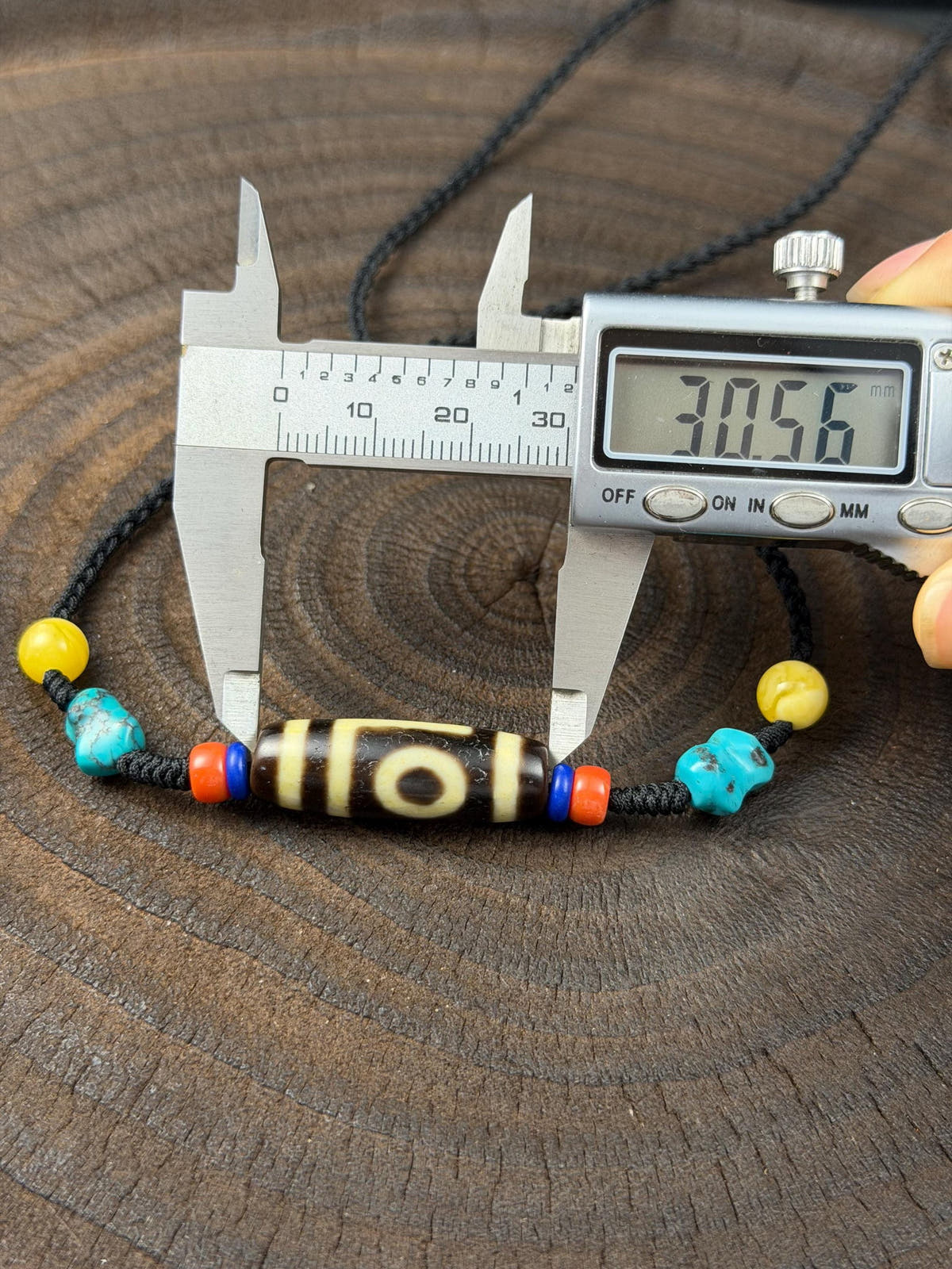 Authentic 2 Eyes Dzi Bead Necklace | Antique Tibetan Jewelry | Protection Amulet for Happy and Harmonious | Spiritual Gift for Him Her