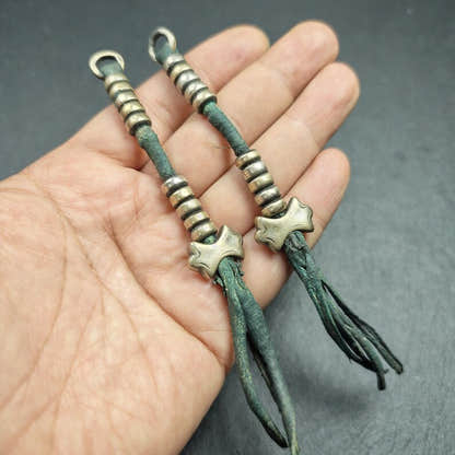 7+mm Tibetan Prayer Bead Counters Decades Old - Tibetan Buddhist mala beads, view 5