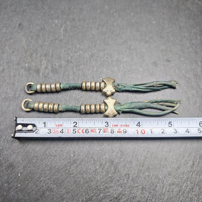 7+mm Tibetan Prayer Bead Counters Decades Old - Tibetan Buddhist mala beads, view 8