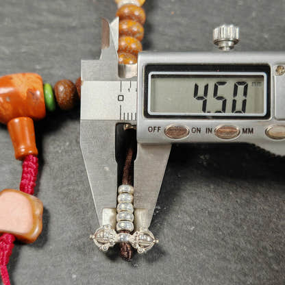 Authentic 9mm Lotus Seed Beads Wrist Mala Bracelet - Tibetan Buddhist mala beads, view 13