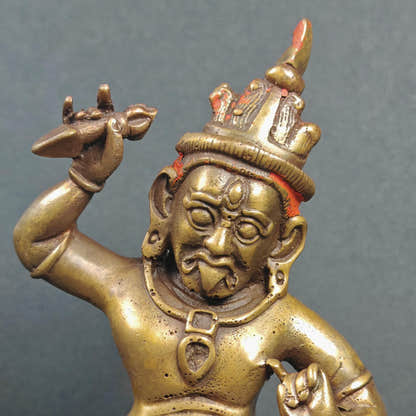 Drashi Lhamo / Zashi Lhamo Statue 40 Years Old - Tibetan Buddhist statue, view 7