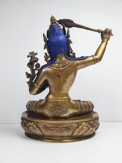 Authentic Manjusri Statue Tibetan Statue - Fully Consecrated and Blessed - Tibetan Buddhist statue, view 5