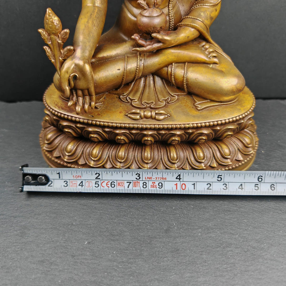 Tibetan Medicine Buddha Statue - Fully Consecrated and Blessed - Tibetan Buddhist statue, view 10